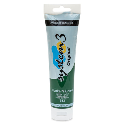 DALER & ROWNEY SYSTEM 3 ACRYLIC 150 ML HOOKERS GREEN 150352