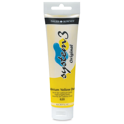 DALER & ROWNEY SYSTEM 3 ACRYLIC 150 ML CADMIUM YELLOW HUE 150620