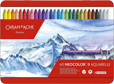 CARAN DACHE NEOCOLOUR II AQUARELLE PASTEL SET OF 40 (7500340)