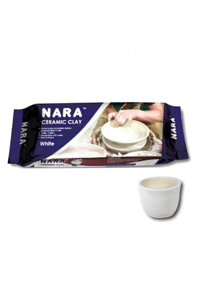 NARA CERAMIC CLAY WHITE 500 GRAM