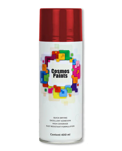 COSMOS ACRYLIC SPRAY PAINT 400 ML METAL PRIMER RED 344