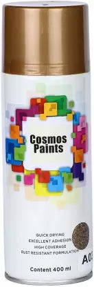 COSMOS ACRYLIC SPRAY PAINT 400 ML TEXTURED METALLICS BROWN A03
