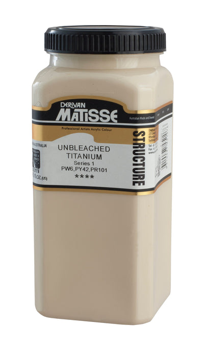 MATISSE STRUCTURE ACRYLIC 500 ML SR 1 UNBLEACHED TITAN. 1M5UT