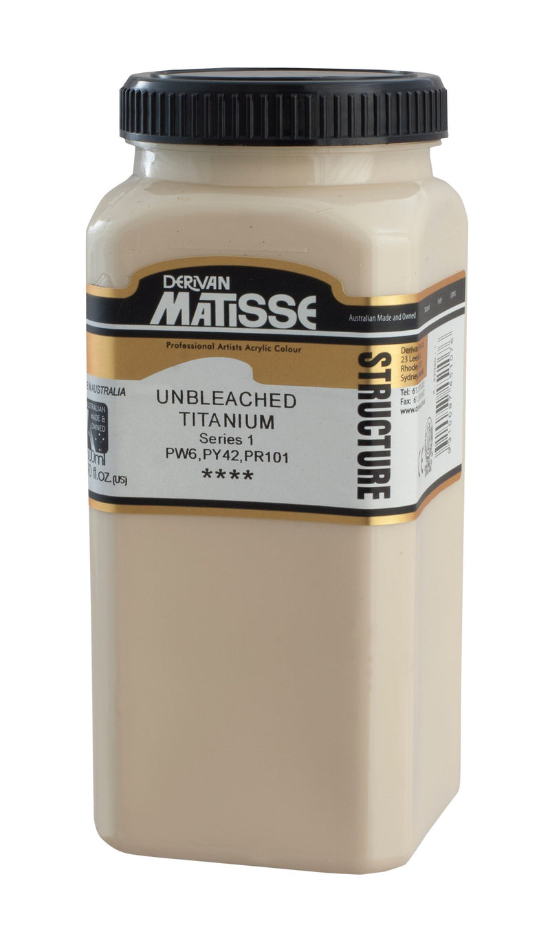 MATISSE STRUCTURE ACRYLIC 500 ML SR 1 UNBLEACHED TITAN. 1M5UT