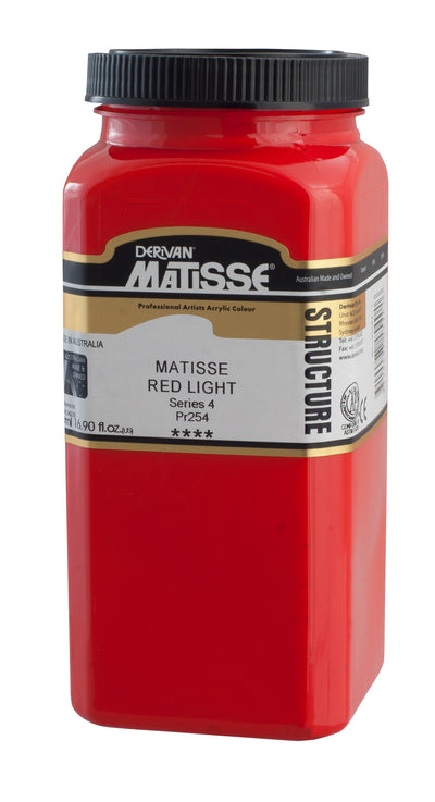 MATISSE STRUCTURE ACRYLIC 500 ML SR 4 MATISSE LIGHT RED 1M5MRL