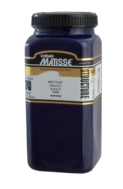 MATISSE STRUCTURE ACRYLIC 500 ML SR 6 MATISSE INDIGO 1M5MI