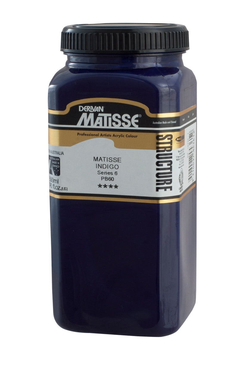 MATISSE STRUCTURE ACRYLIC 500 ML SR 6 MATISSE INDIGO 1M5MI
