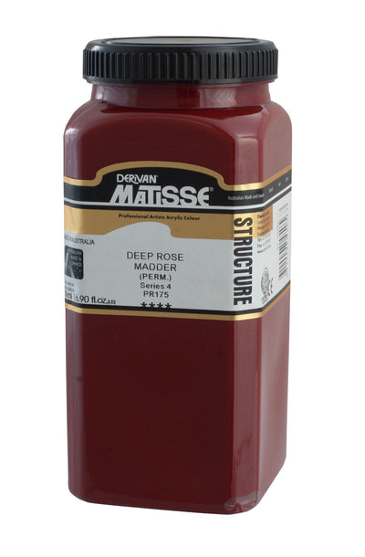 MATISSE STRUCTURE ACRYLIC 500 ML SR 7 DEEP ROSE MADDER 1M5DRM