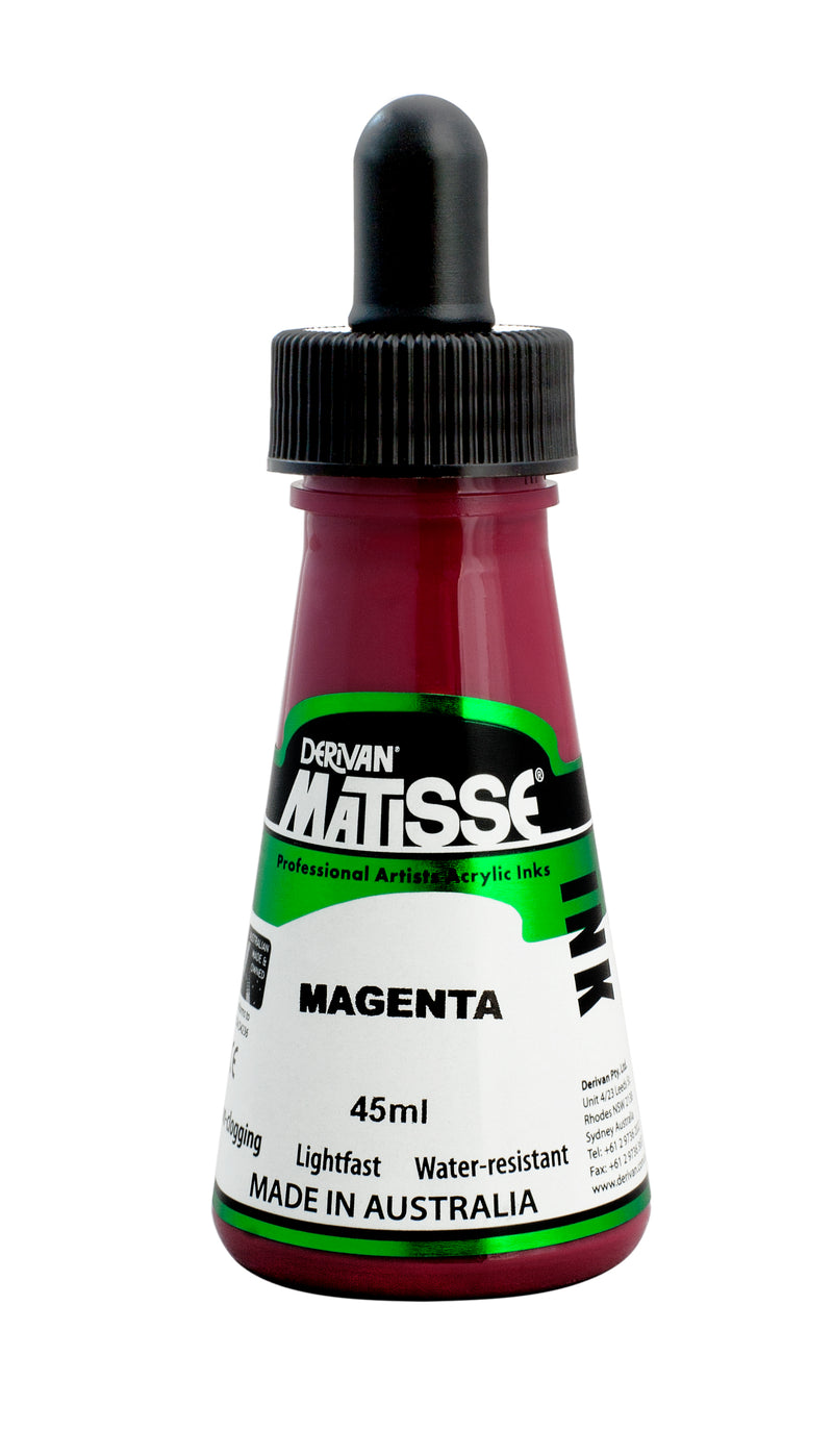 MATISSE ACRYLIC INK 45 ML MAGENTA (1MI50M)