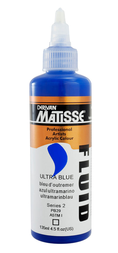 MATISSE FLUID ACRYLIC 135 ML SR 2 ULTRA BLUE 1MFU35UB