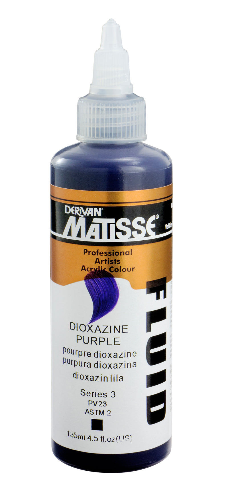 MATISSE FLUID ACRYLIC 135 ML SR 3 DIOXAZINE PURPLE 1MFU35DP