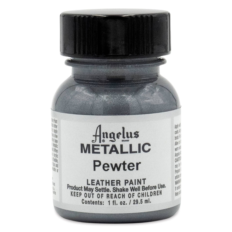 ANGELUS ACRYLIC LEATHER PAINT ML METALLIC PEWTER (73201143)