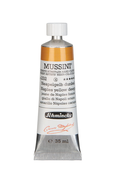 Schmincke Mussini Oil Colour 35 ML SR 4 Naples Yellow Deep (232)