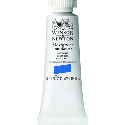WINSOR & NEWTON DESIGNERS GOUACHE COLOUR 14 ML SR 1 SKY BLUE (605621)