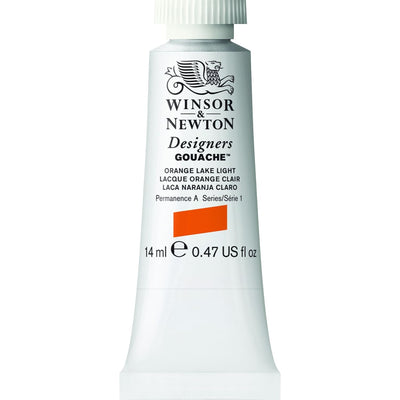 WINSOR & NEWTON DESIGNERS GOUACHE COLOUR 14 ML SR 1 ORANGE LAKE LIGHT (605453)