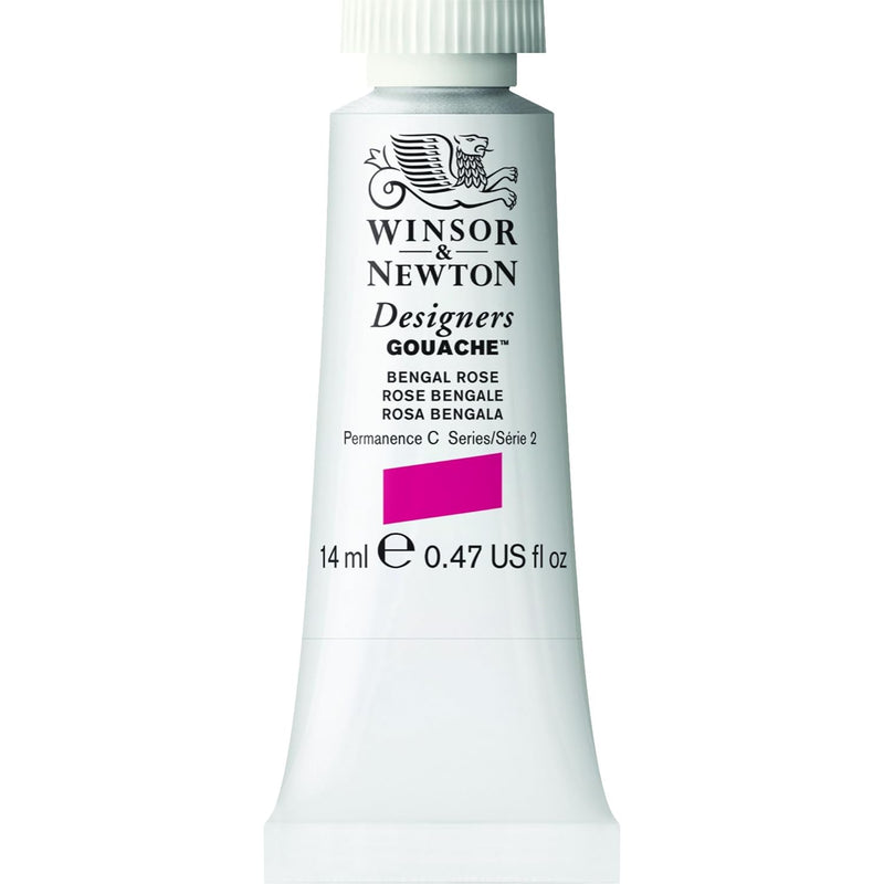WINSOR & NEWTON DESIGNERS GOUACHE COLOUR 14 ML SR 2 BENGAL ROSE (605028)