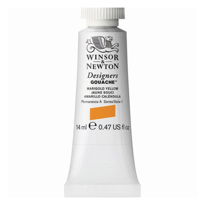 WINSOR & NEWTON DESIGNERS GOUACHE COLOUR 14 ML SR 1 MARIGOLD YELLOW (605384)