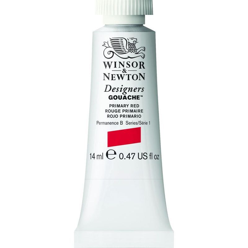 WINSOR & NEWTON DESIGNERS GOUACHE COLOUR 14 ML SR 1 PRIMARY RED (605524)