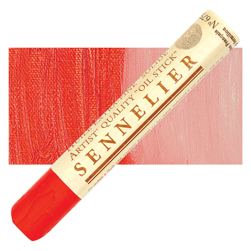 SENNELIER OIL STICKS N675 FRENCH VERMILLON 38ML