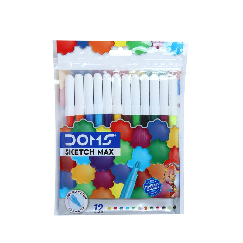 DOMS SKETCH PEN MAX  SET OF 12 (3473)