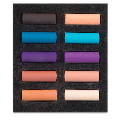 REMBRANDT SOFT PASTEL HALF STICK SET OF 10 DESERT PALETTE (31821009)