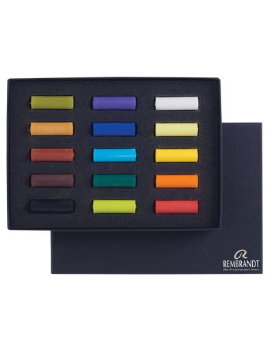 REMBRANDT EXTRA FINE SOFT PASTEL GENERAL SELECTION HALF STICK SET OF 15 (31823108)