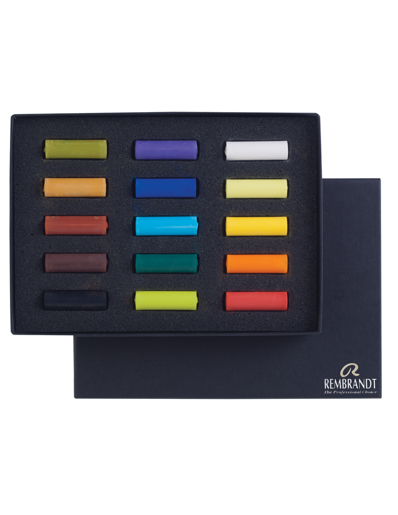 REMBRANDT EXTRA FINE SOFT PASTEL GENERAL SELECTION HALF STICK SET OF 15 (31823108)