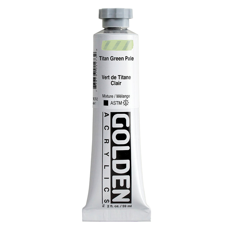 GOLDEN HEAVY BODY ACRYLIC COLOUR 59 ML SR 1 TITAN GREEN PALE (0001371-2)