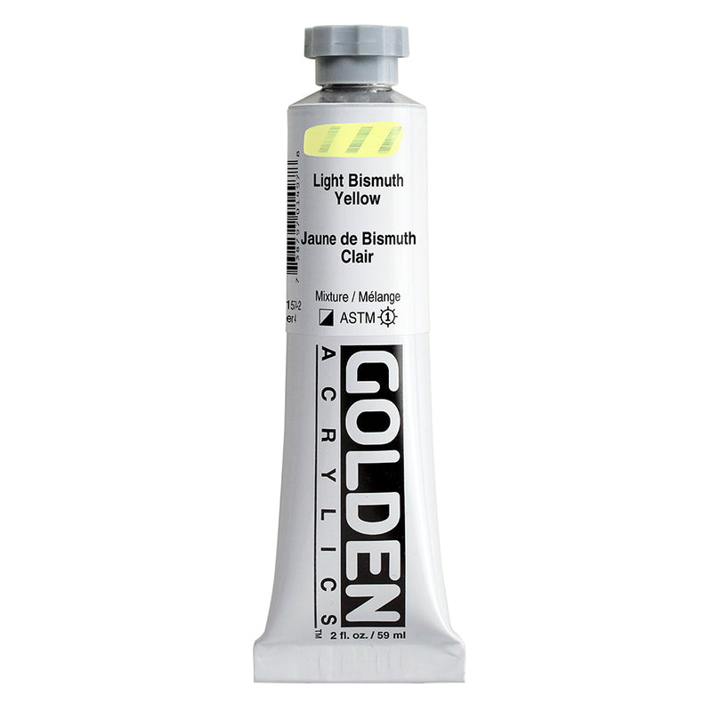 GOLDEN HEAVY BODY ACRYLIC COLOUR 59 ML SR 4 LIGHT BISMUTH YELLOW (0001574-2)