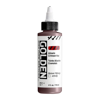 GOLDEN HIGH FLOW ACRYLIC COLOUR 118 ML SR 7 ALIZARIN CRIMSON HUE (0008521-4)