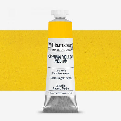 Williamsburg Oil Colour 37 ML SR 6 Cadmium Yellow Medium (6000366-9)