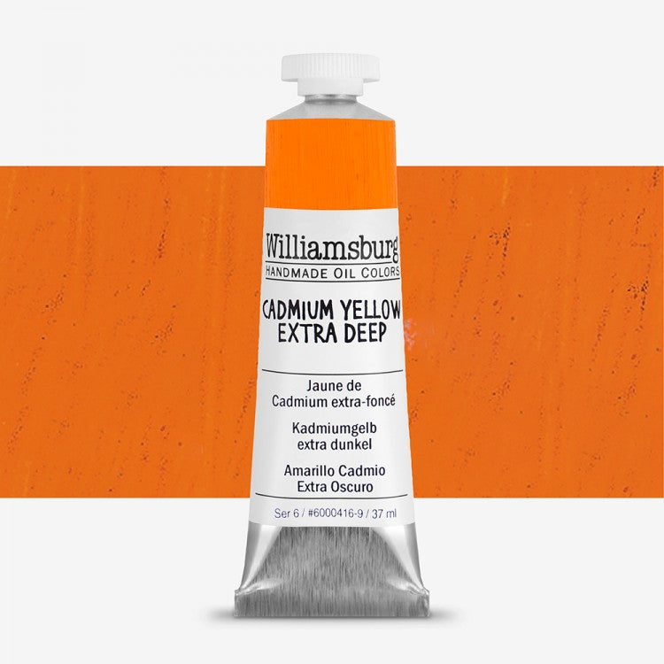 Williamsburg Oil Colour 37 ML SR 6 Cadmium Yellow Extra Deep (6000416-9)