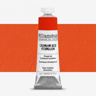 Williamsburg Oil Colour 37 ML SR 7 Cadmium Red Vermilion (6000597-9)