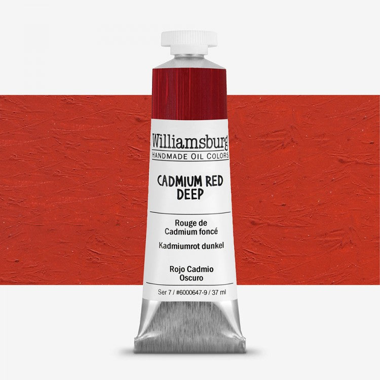 Williamsburg Oil Colour 37 ML SR 7 Cadmium Red Deep (6000647-9)