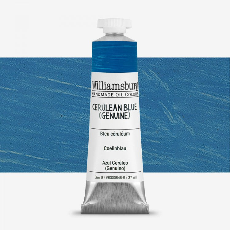 Williamsburg Oil Colour 37 ML SR 8 Cerulean Blue Genuine (6000848-9)