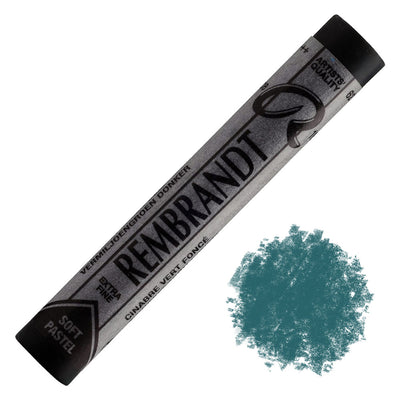 REMBRANDT SOFT PASTEL CINNABAR GREEN DEEP 627.1