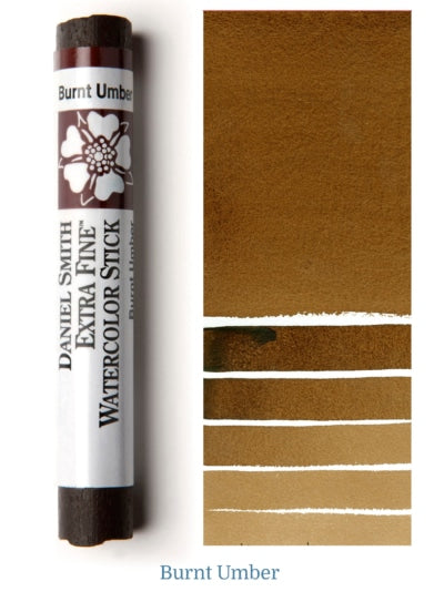 DANIEL SMITH EXTRA FINE WATER COLOUR STICK 12 ML BURNT UMBER (PBR 7)