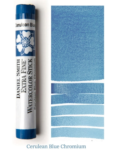 DANIEL SMITH EXTRA FINE WATER COLOUR STICK 12 ML CERULEAN BLUE, CHROMIUM (PB 36)