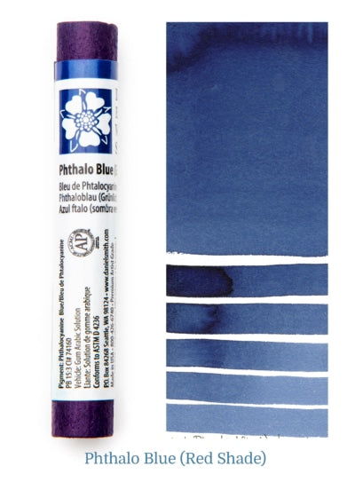 DANIEL SMITH EXTRA FINE WATER COLOUR STICK 12 ML PHTHALO BLUE RED SHADE (PB 15)