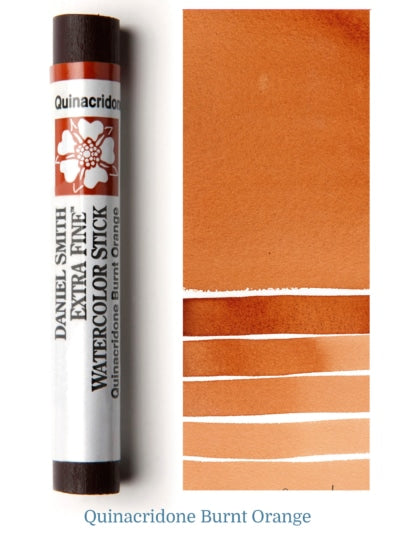 DANIEL SMITH EXTRA FINE WATER COLOUR STICK 12 ML QUINACRIDONE BURNT ORANGE (PO 48)