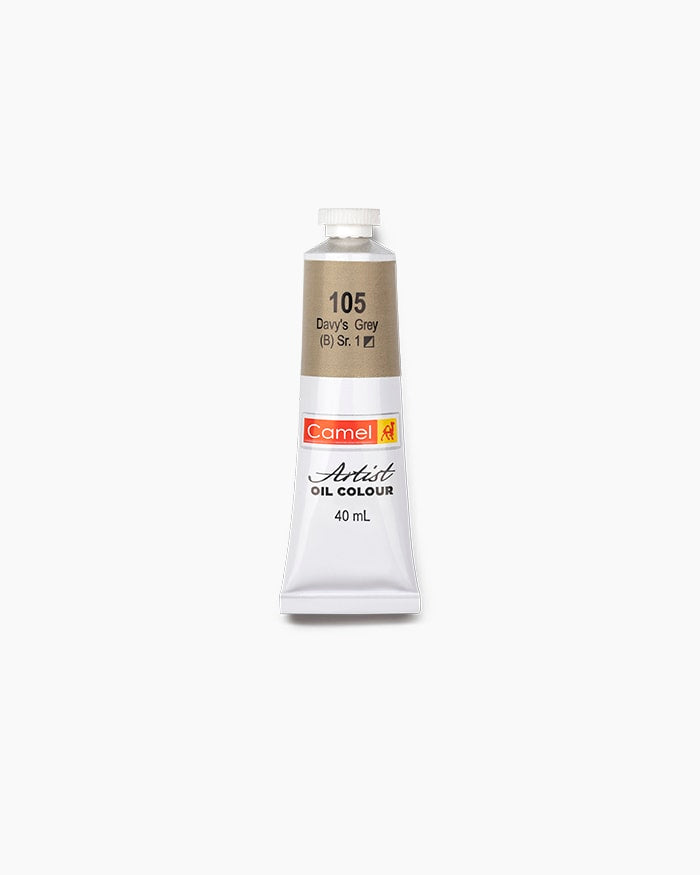 CAMEL ARTIST OIL COLOUR 40ML SR1 DAVY GREY (115105)