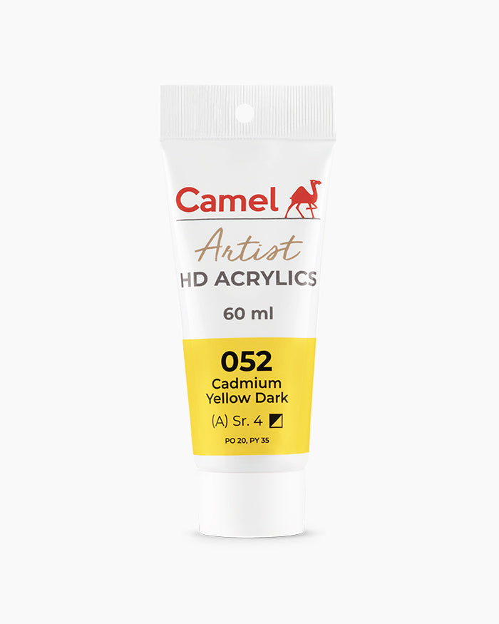 CAMEL ARTIST HD ACRYLIC COLOUR 60 ML SR 4 CADMIUM YELLOW DARK (2719052)