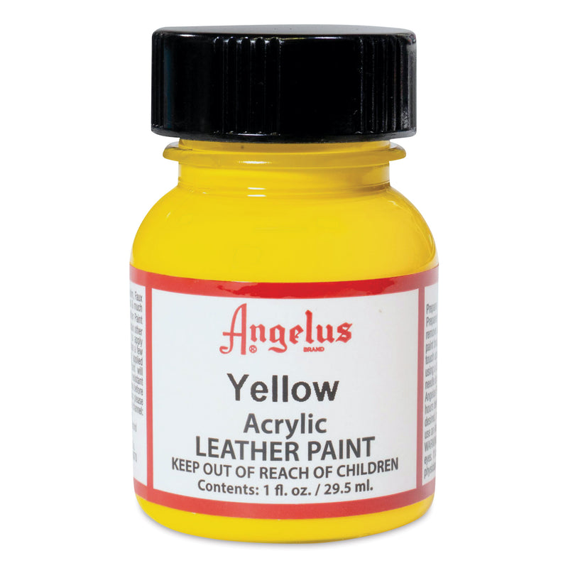ANGELUS ACRYLIC LEATHER PAINT 29.5ML YELLOW (72001075)