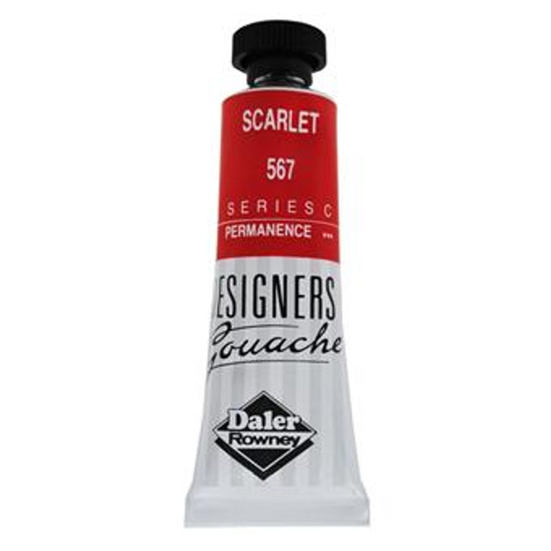 DALER & ROWNEY DESIGNERS GOUACHE 15 ML SCARLET (136005567)