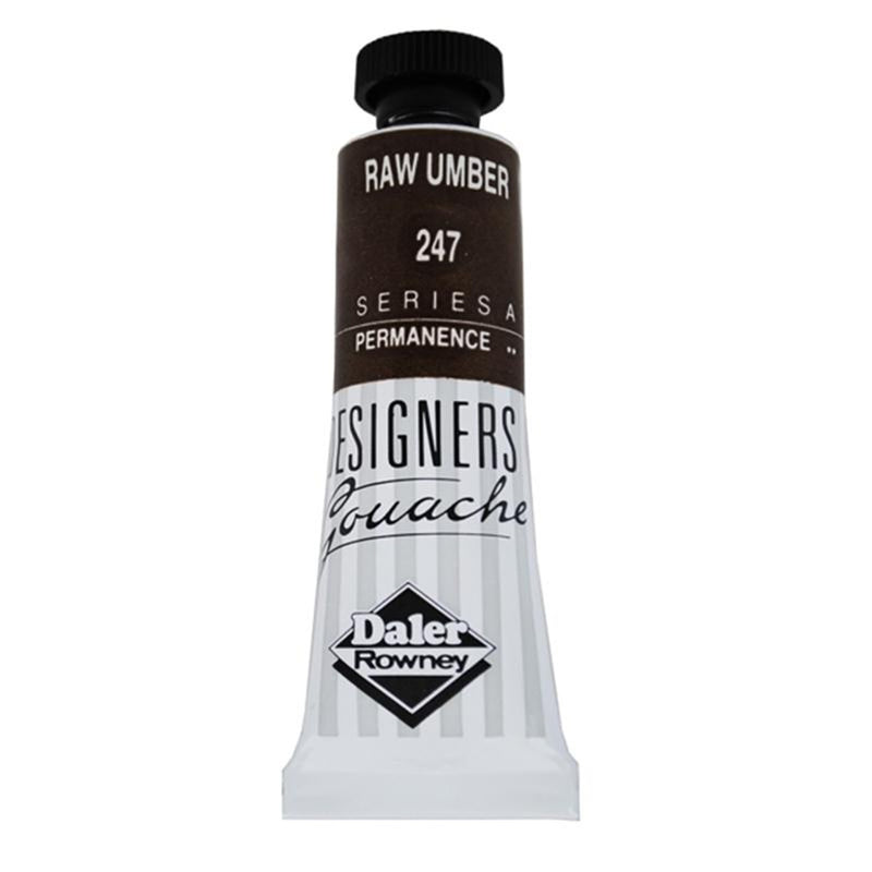 DALER & ROWNEY DESIGNERS GOUACHE 15 ML RAW UMBER (136005247)