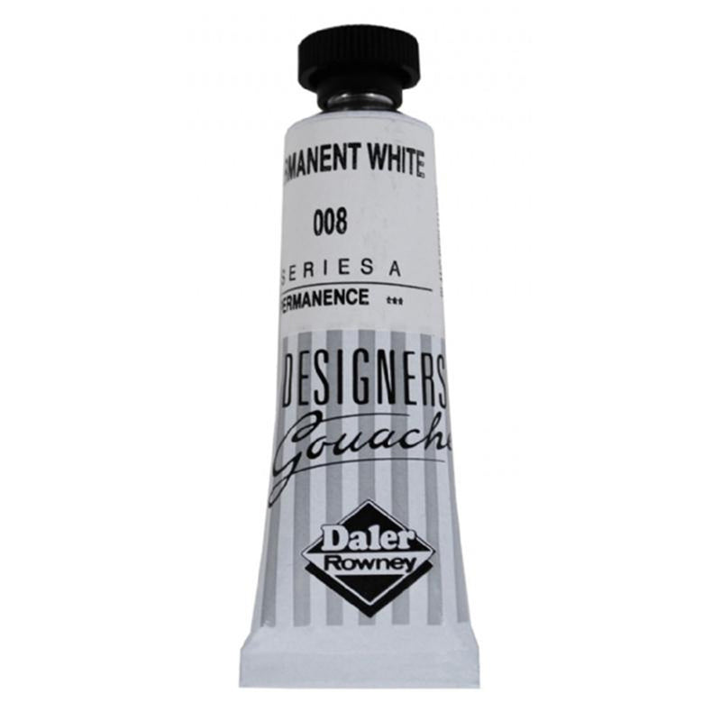 DALER & ROWNEY DESIGNERS GOUACHE 15 ML PERMANENT WHITE (136005008)