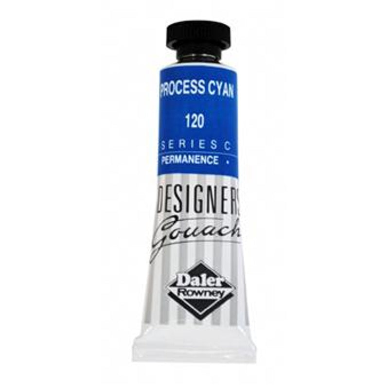 DALER & ROWNEY DESIGNERS GOUACHE 15 ML PROCESS CYAN (136005120)