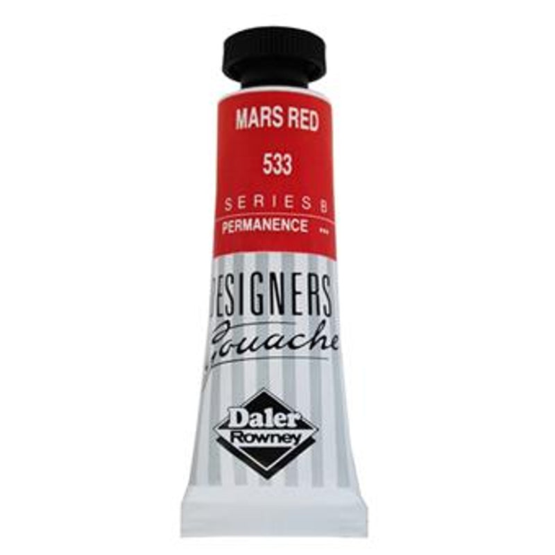 DALER & ROWNEY DESIGNERS GOUACHE 15 ML MARS RED (136005533)