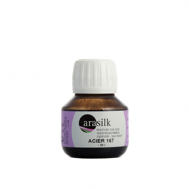 ARASILK SILK COLOURS 50 ML STEEL-GREY (167)
