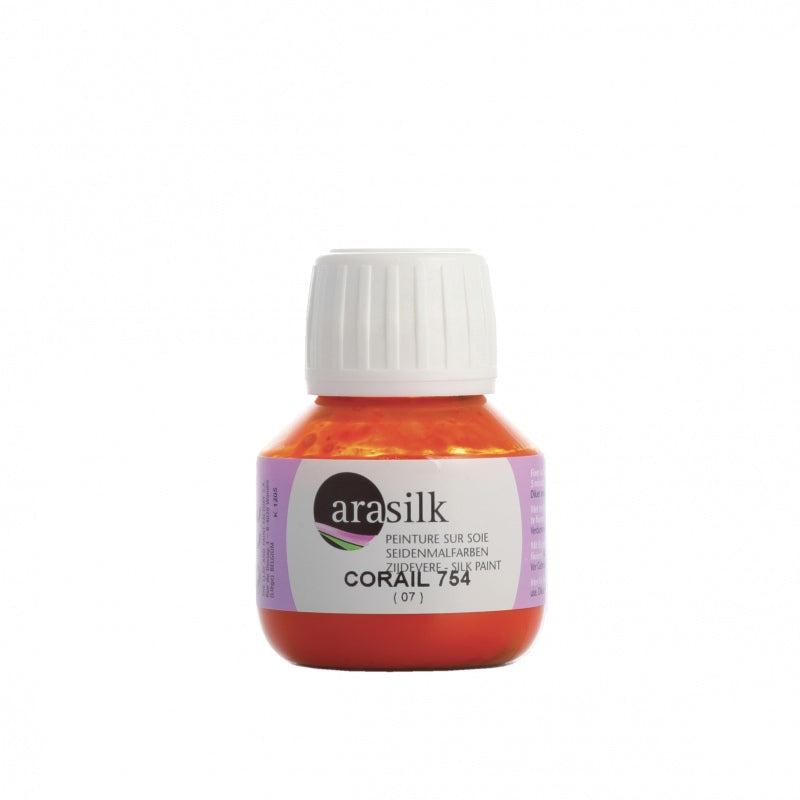 ARASILK SILK COLOURS 50 ML CORAL (754)